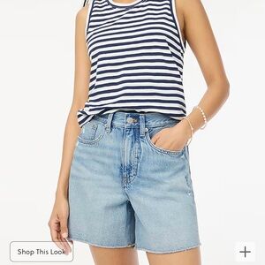 J. Crew High-rise relaxed denim short